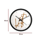 Handcrafted Wall Clock for Lawyer's Office