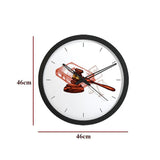 Graphical Wood Wall Clock for Lawyer's Office