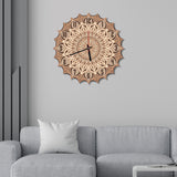 Mandala Designer Multi-Layer Wooden Wall Clock