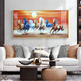 Horse Acrylic Wall Painting with Frame – Ready to Hang Wall Art