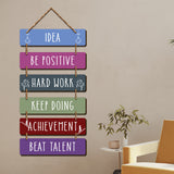 Decorative Motivational Quotes Printed Mdf Wooden Wall Hanging