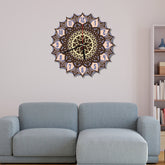 Beautiful Mandala Designer Multi Layer Wooden Wall Clock