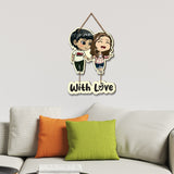 Couple Gifts Decorative Wall Hanging Wooden Art