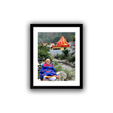 Beautiful Neem Karoli Baba Religious Picture Frame