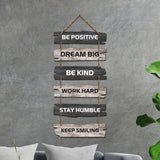 Decorative Motivational Quotes Printed Mdf Wooden Wall Hanging