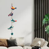 Designer Colorful Birds Wooden Wall and Door Hanging