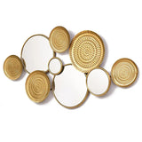 Golden Platter Metal Wall Art