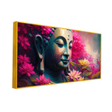 Radiating Peace and Spiritual Wisdom Lord Buddha Canvas Painting