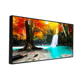 Elegant Waterfall Nature Scenery of Colorful Canvas Wall Paintings & Arts