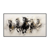 Beautiful Modern Running Hoses Canvas Printed Wall Art & Paintings
