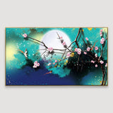 Magical Moon Canvas Framed Wall Art