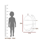 Moon Shape Kids Wall Storage Shelves