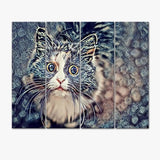 Beautiful Tabby Cat Canvas Wall painting & Art