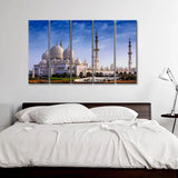 Sheikh Zayed Grand Mosque Center 5 Pieces Canvas Print Wall Painting