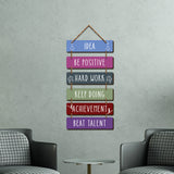 Decorative Motivational Quotes Printed Mdf Wooden Wall Hanging