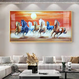 Horse Acrylic Wall Painting with Frame – Ready to Hang Wall Art