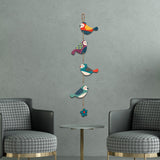 Designer Colorful Birds Wooden Wall and Door Hanging