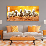 Modern Abstract Horse Acrylic Wall Painting – Artistic Canvas Wall Art
