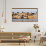 Peaceful Lakeside Architecture of Udaipur, Rajasthan Framed Wall Art