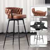 Whisky Brown Presley Bar Stool