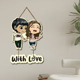 Couple Gifts Decorative Wall Hanging Wooden Art
