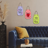 Decorative Good Vibes Only Wooden Wall Hanging