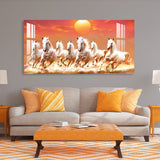 Horse Acrylic Wall Painting for Farmhouse Living Room – Rustic Art