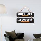 Decorative Motivational Quotes Printed Wooden Wall Hanging