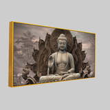 Ethereal Gautam Buddha Canvas Wall Paintings for Living Room, Bedroom, Meditation, Boutiques, Yoga Studios, Office & Workspaces