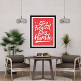 Stay Focused Stay Humble Premium Motivational Quotes Photo Frame