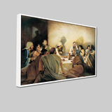 Radiant Messiah Jesus Canvas Printed Wall Paintings for Living Room, Meditation Room, Bedroom, Churches, Hospitals