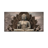 Ethereal Gautam Buddha Canvas Wall Paintings for Living Room, Bedroom, Meditation, Boutiques, Yoga Studios, Office & Workspaces