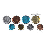 Tyre Shape Wall Decor & Tealight Holder Set of 8