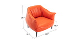 Orange Almeda Accnet Chair
