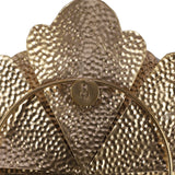 Gold Hammered Flower Wall Decor Set of 2