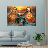Glorious Lord Jesus Canvas Printed Wall Paintings for Living Room, Meditation Room, Bedroom, Churches, Hospitals