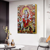 Sacred Durga Mata Decorative Acrylic Wall Art