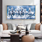 Classic Horse Acrylic Wall Painting – Timeless Horse Wall Art