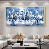 Classic Horse Acrylic Wall Painting – Timeless Horse Wall Art