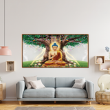 Breathtaking Gautam Buddha Canvas Wall Paintings for Living Room, Bedroom, Meditation, Boutiques, Yoga Studios, Office & Workspaces