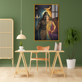 Spiritual Lord Shiva Wall Art – Acrylic Painting for Bedroom and Pooja Room