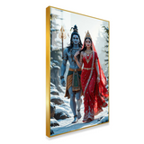 Lord Shiva with Trishul – Acrylic Wall Art for Pooja Room and Bedroom