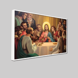 Heavenly King Jesus Canvas Printed Wall Paintings for Living Room, Meditation Room, Bedroom, Churches, Hospitals