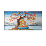 Divine Gautam Buddha Canvas Wall Paintings for Living Room, Bedroom, Meditation, Boutiques, Yoga Studios, Office & Workspaces