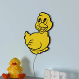Baby Duckling Backlit Wooden Wall Décor
