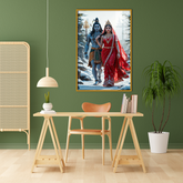 Lord Shiva with Trishul – Acrylic Wall Art for Pooja Room and Bedroom