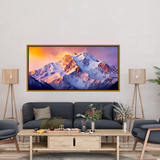 Premium Nature Theme Beautiful Canvas Printed Mountain Wall Paintings & Arts