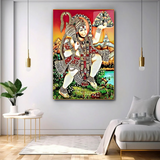 The Savior's Light Hanuman Ji Acrylic Wall Paintings & Art