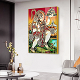 The Savior's Light Hanuman Ji Acrylic Wall Paintings & Art