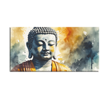 Radiant Gautam Buddha Canvas Wall Paintings for Living Room, Bedroom, Meditation, Boutiques, Yoga Studios, Office & Workspaces
